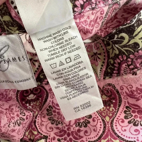 Vintage Y2K Paisley Brown Pink Print Tiered Midi Skirt Size 12 Fairy Grunge Boho - Picture 5 of 8